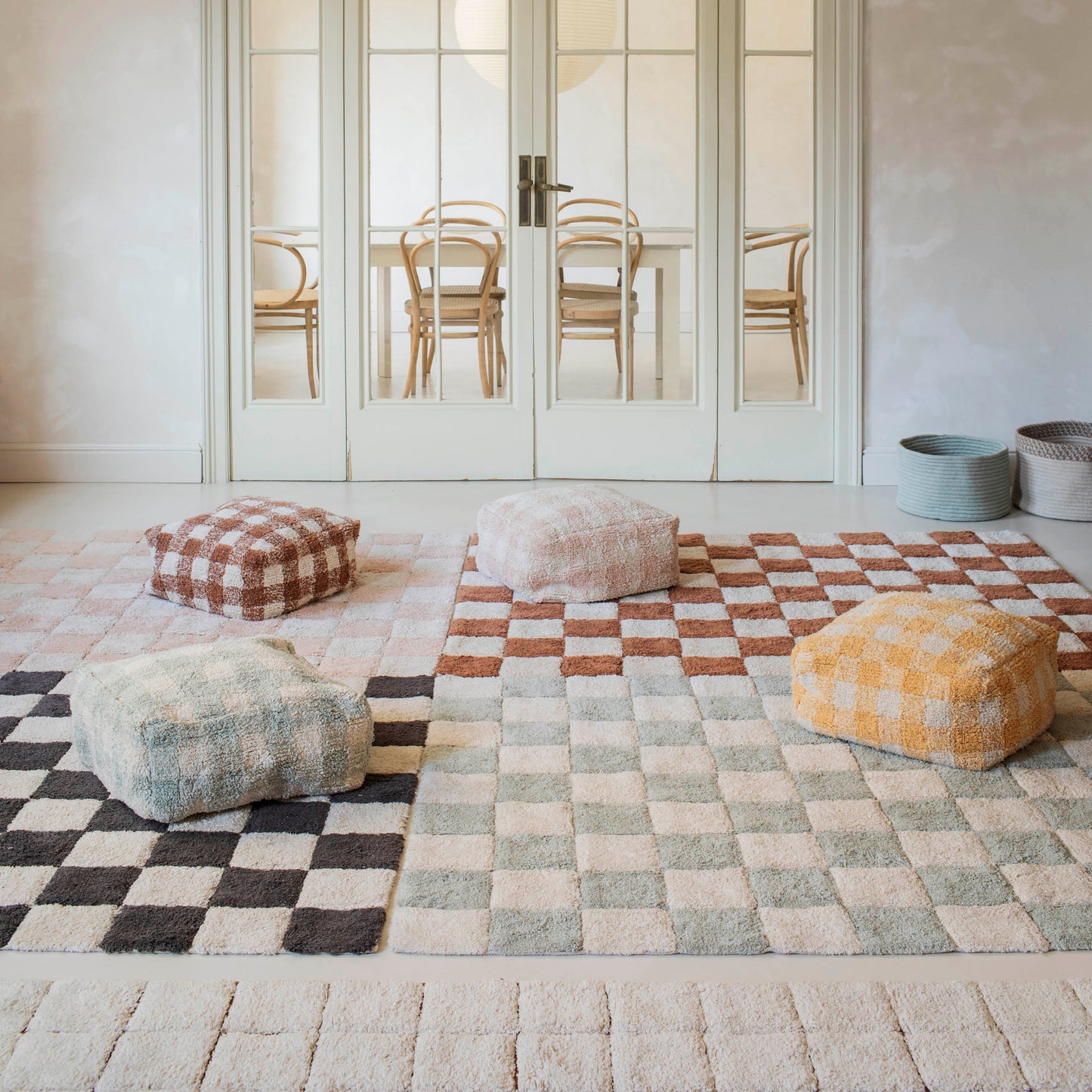 Tiles Tæppe - Sort