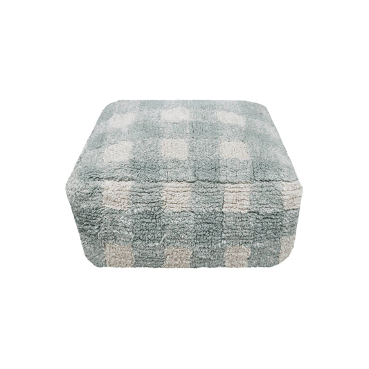 Tiles Puf - Blå Salvie