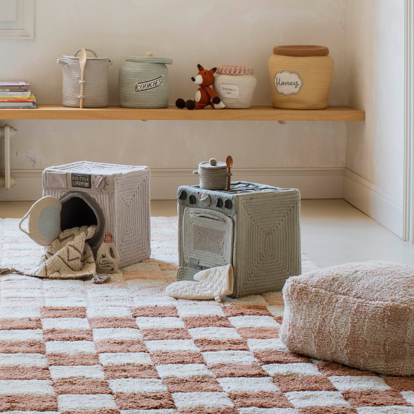 Tiles Puf - Rosa